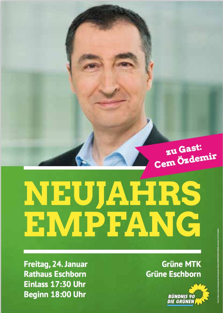 Kreisverband: Cem Özdemir zu Gast bei Neujahrsempfang