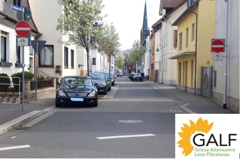 Flörsheim: GALF fordert mehr Sicherheit für Radfahrer: Innen in der Erzberger Strasse