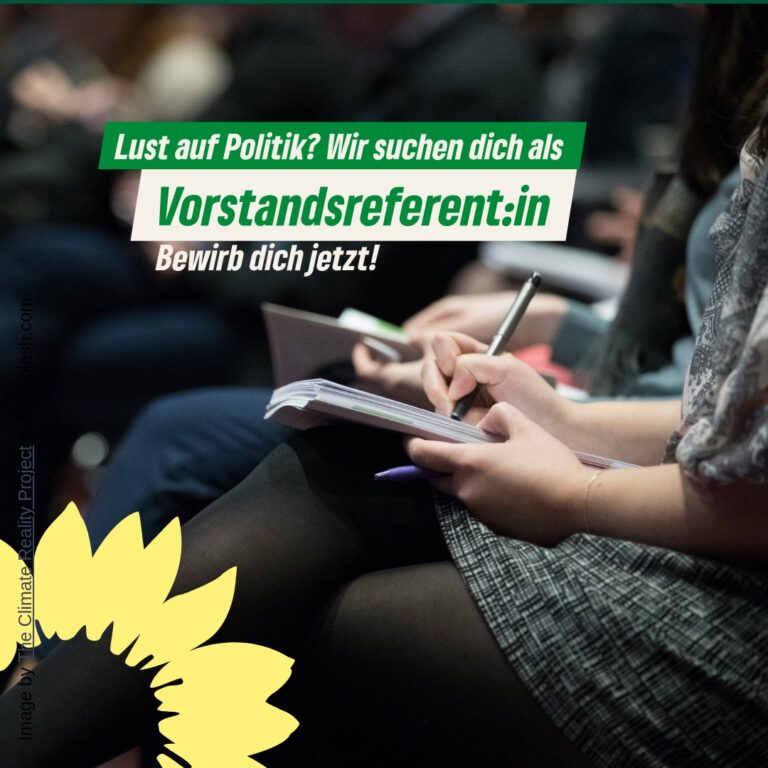 Kreisverband: Stellenausschreibung Vorstandsreferent:in